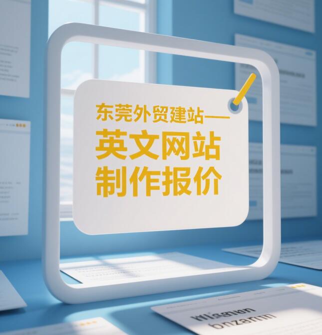 东莞外贸网站建设